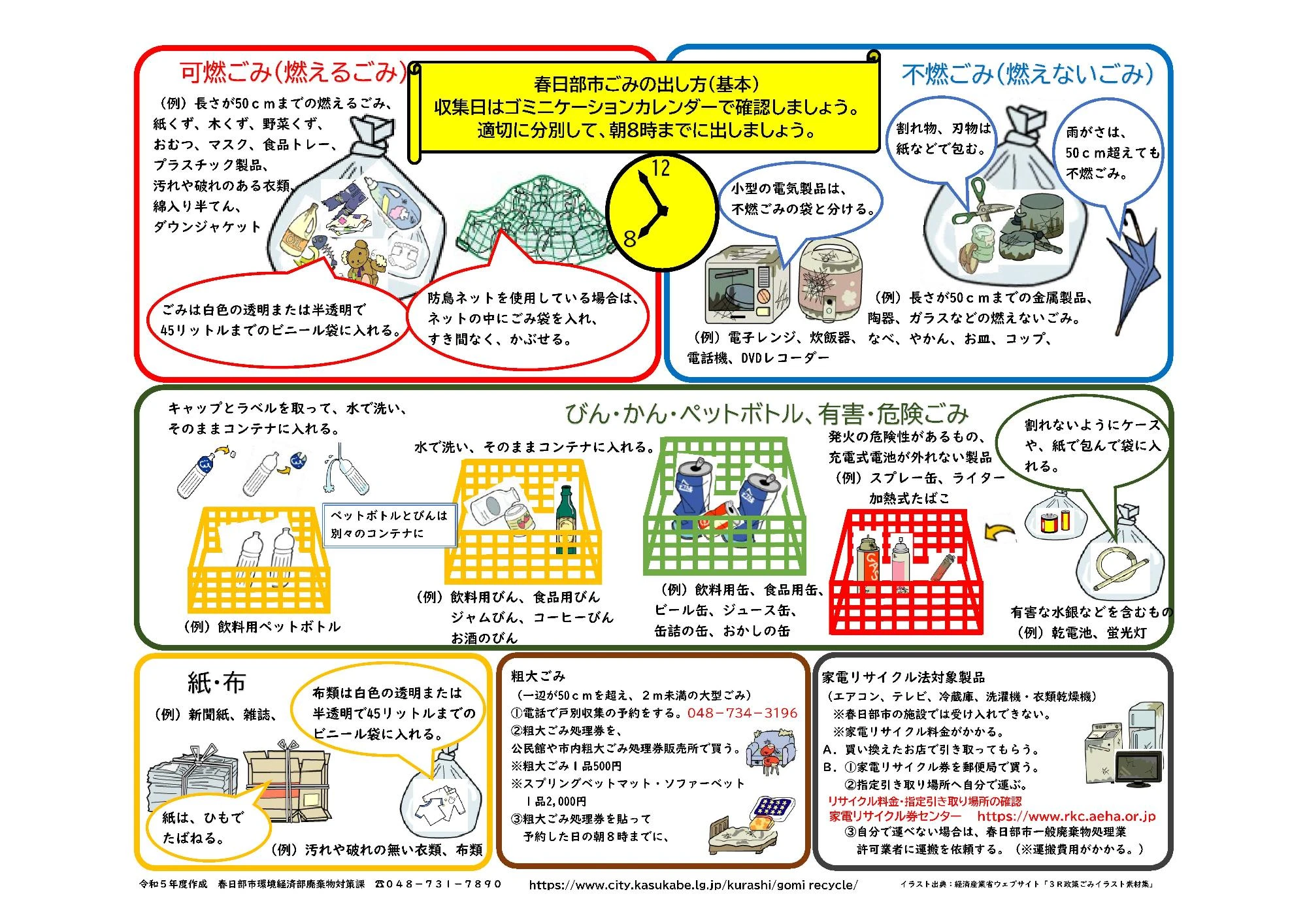 春日部市ごみ出しの基本ルール